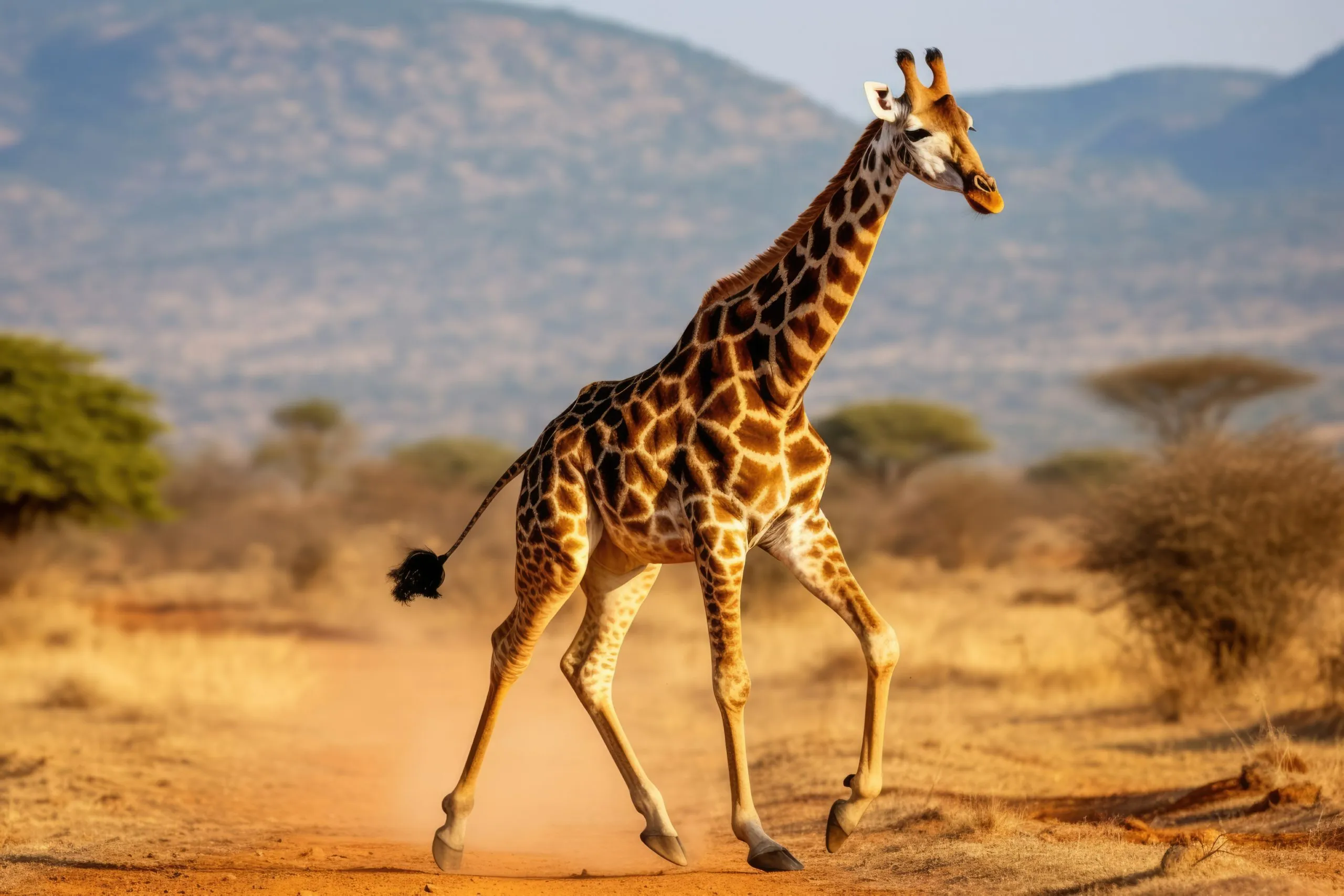 Giraffe africa wild wildlife safari animals