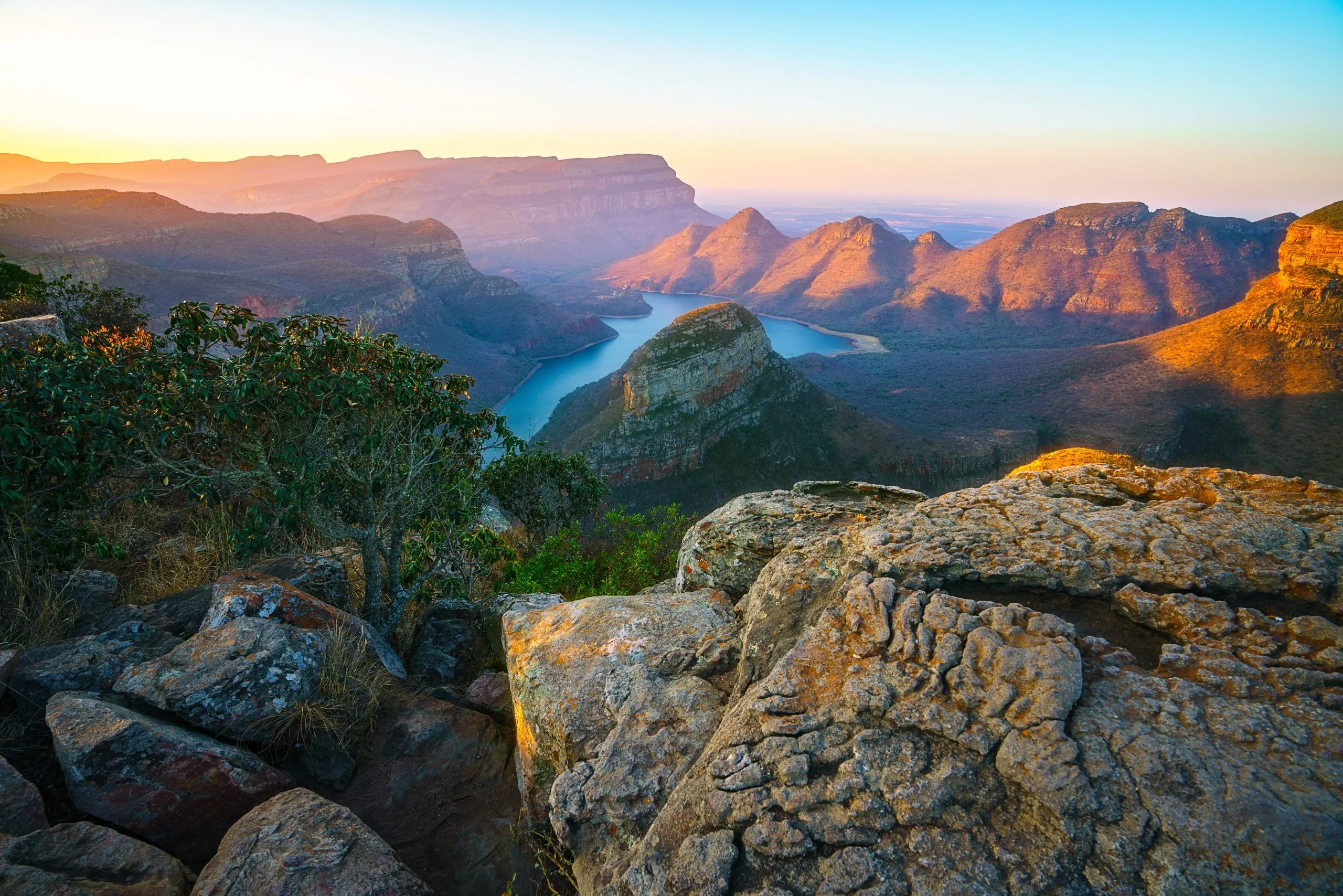 three rondavels and blyde river canyon at sunset, south africa 53